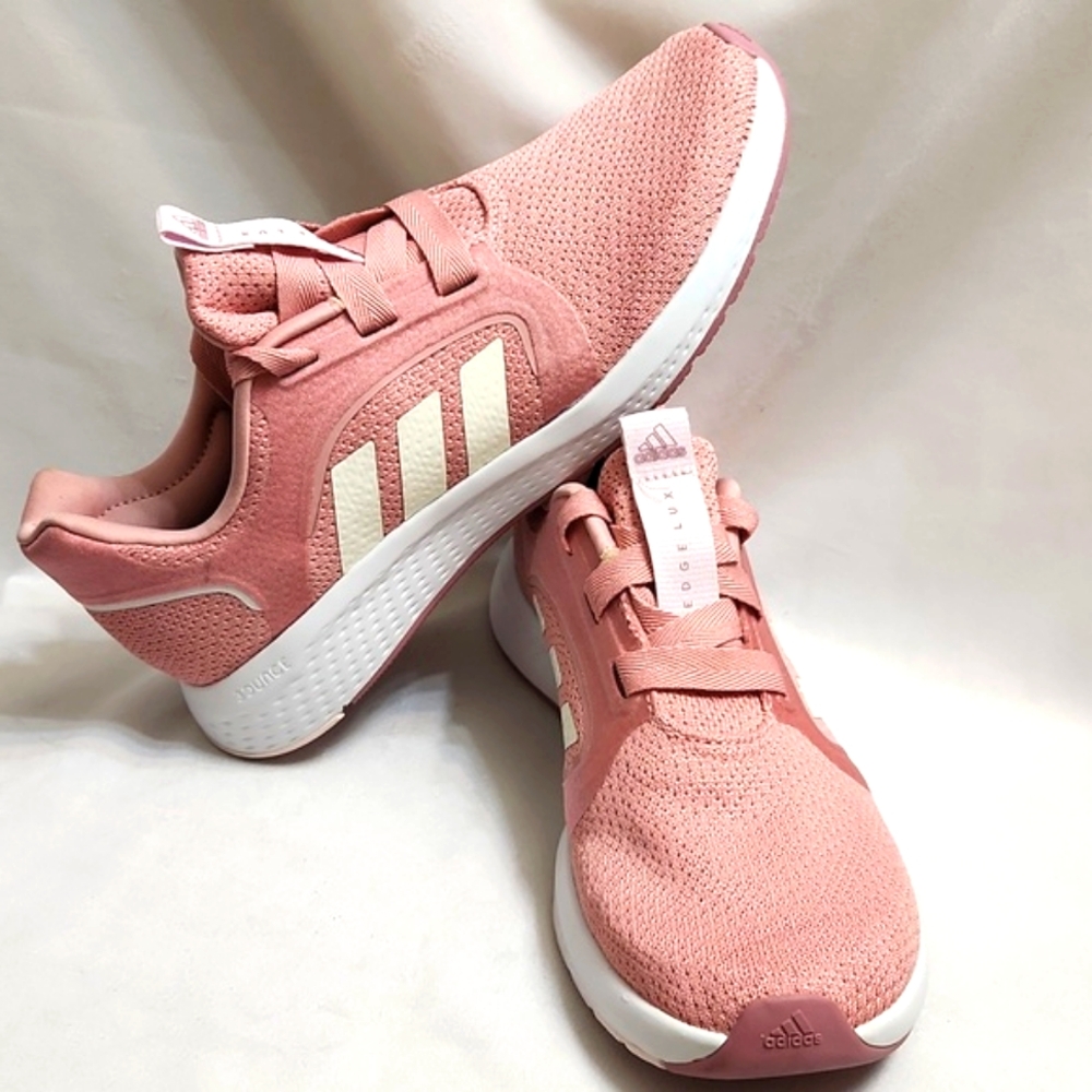 Adidas Edge Lux Lightweight Pink White Running Sneakers (W Size 8.5)